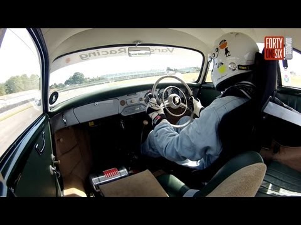 Two laps of Goodwood in Jim Clark's Porsche 356