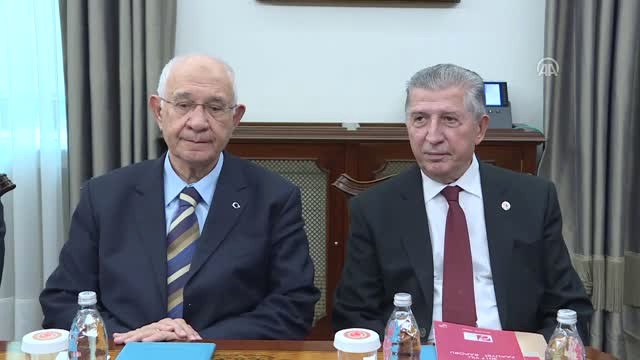 TBMM Başkanı Yıldırım, Etik Kurulu Başkanı Toptan ve Beraberindeki Heyet Kabul Etti