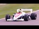 Goodwood 72nd Members' Meeting 1970s and '80s Turbocharged F1 cars - High-speed demonstration
