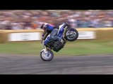 Unbelievable Mattie Griffin stunt-riding at #FOS - just takes it a bit too far...