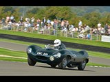 Jaguar D-Type!!! Goodwood Revival 2014 Race Highlights | Lavant Cup