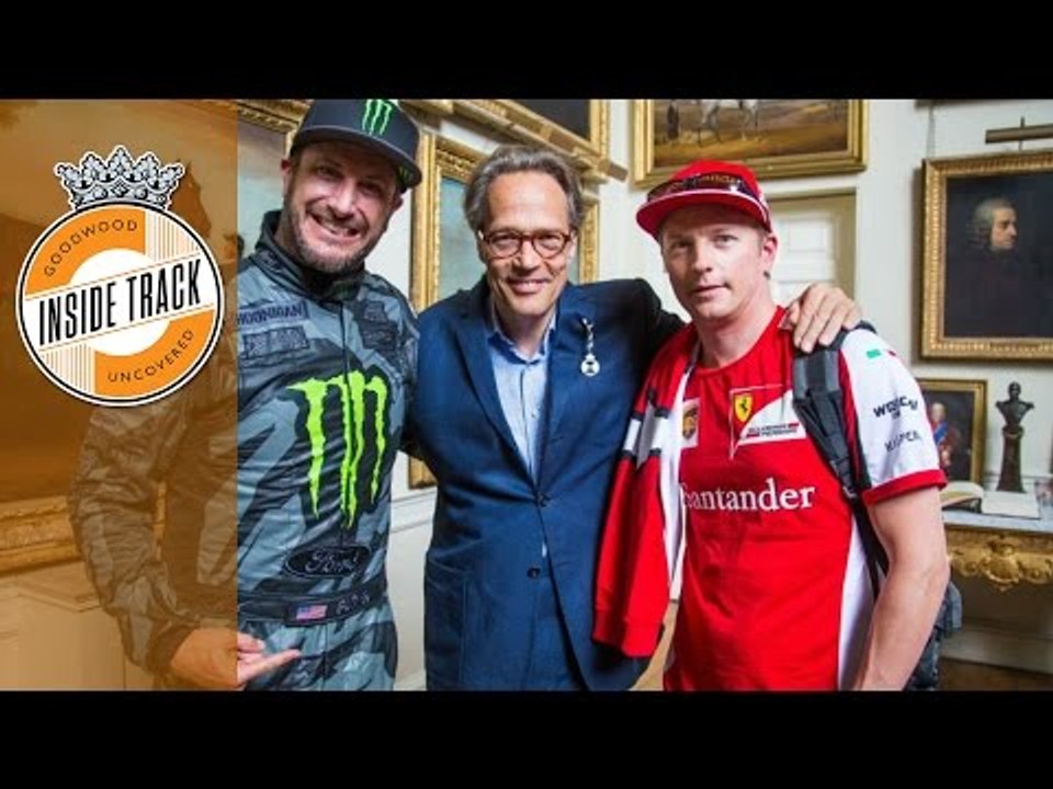 Kimi Raikkonen meets Ken Block and Lord March