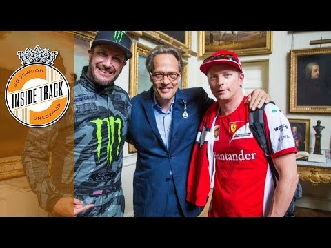 Kimi Raikkonen meets Ken Block and Lord March