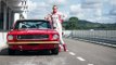 Max Chilton tests the Alan Mann Ford Mustang On Track ready for Revival