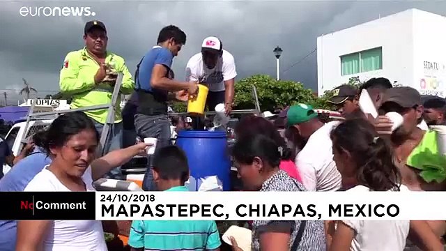 کاروان مهاجران آمریکای مرکزی در راه رسیدن به ایالات متحده