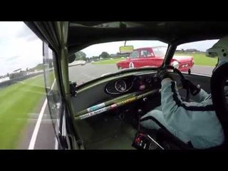 Mini v Lotus Cortina - Epic Pass and Victory Celebration