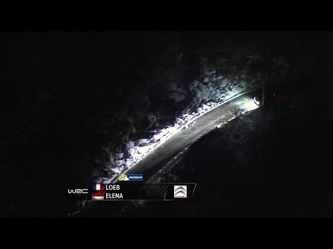 The Awesome Monte Carlo Rally... at Night With Sebastien Loeb