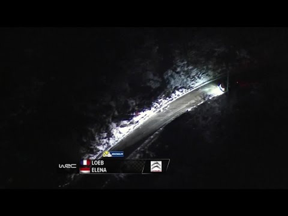 The Awesome Monte Carlo Rally... at Night With Sebastien Loeb
