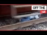 Man Lies Down Under a MOVING TRAIN to Stop Being Hit! | SWNS TV