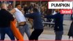 Pumpkin Wielding Woman Attempts To Split Up FIGHT | SWNS TV