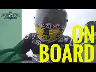On Board McGuinness' Soaking Norton Ride