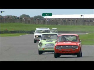 Dragons Den star Theo Paphitis battling it out at Goodwood Revival