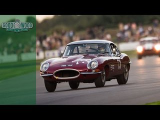 Stunning Jaguar E-type pushed hard in Revival qualifying