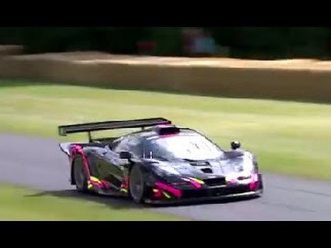 Kenny Brack, McLaren F1 GTR Long-tail, Festival of Speed shoot-out run!