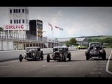Steel Willys Coupe, Ford pick-up and Ford five-window coupe - Hot Rods on track at Goodwood