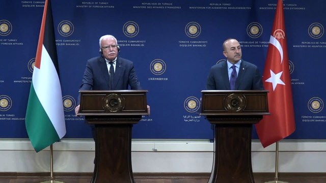 Çavuşoğlu: 'Bağımsız bir Filistin Devleti'nin kurulması ve tüm dünyaca tanınması için çalışmayı yürütüyoruz' - ANKARA