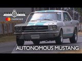 Mustang the first autonomous classic car to conquer Goodwood hill