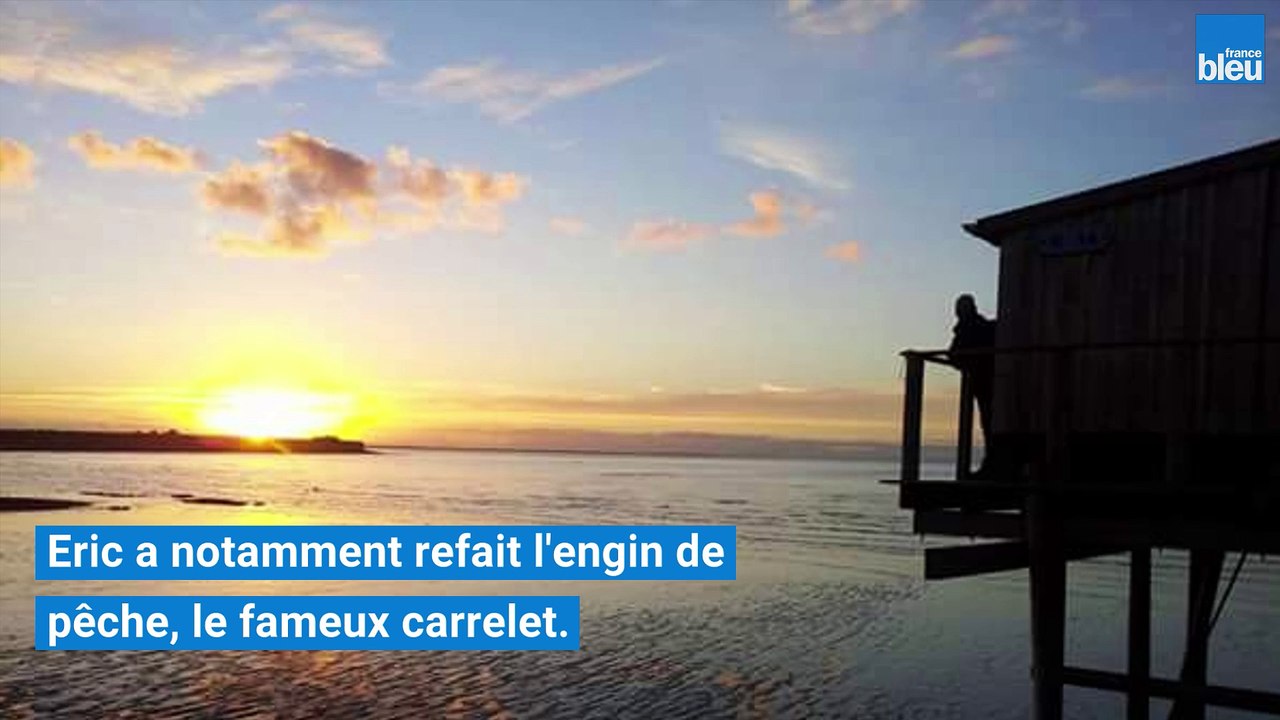 Visite d'un carrelet à Nieul-sur-Mer