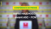 Vahid Halilhodzic avant Amiens SC - FC Nantes