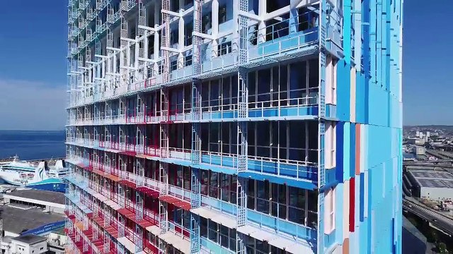 Visie guidée aérienne de la Marseillaise.