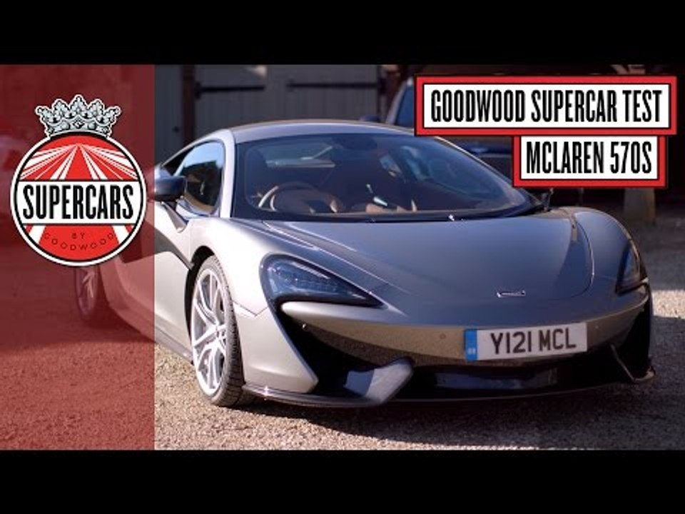 McLaren 570S former-Stig's Goodwood Supercar Test