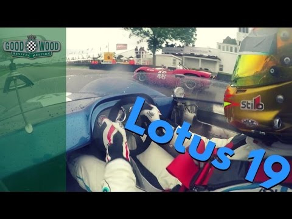 On Board: Rob Huff takes the lead in V8 Can-Am Lotus