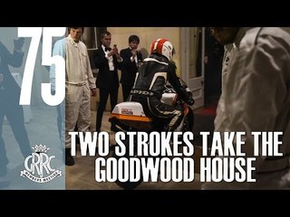 Mighty Grand Prix motorbikes smoke out Goodwood House