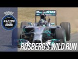 F1 World Champion Rosberg's donut show at FOS