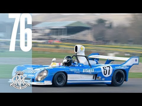 Screaming V12 Matra monsters Goodwood