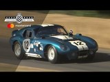 £25millon Shelby Cobra Daytona Coupe hurled up #FOS hill