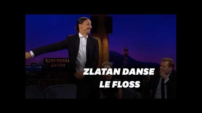 Zlatan Ibrahimovic danse le floss à la perfection
