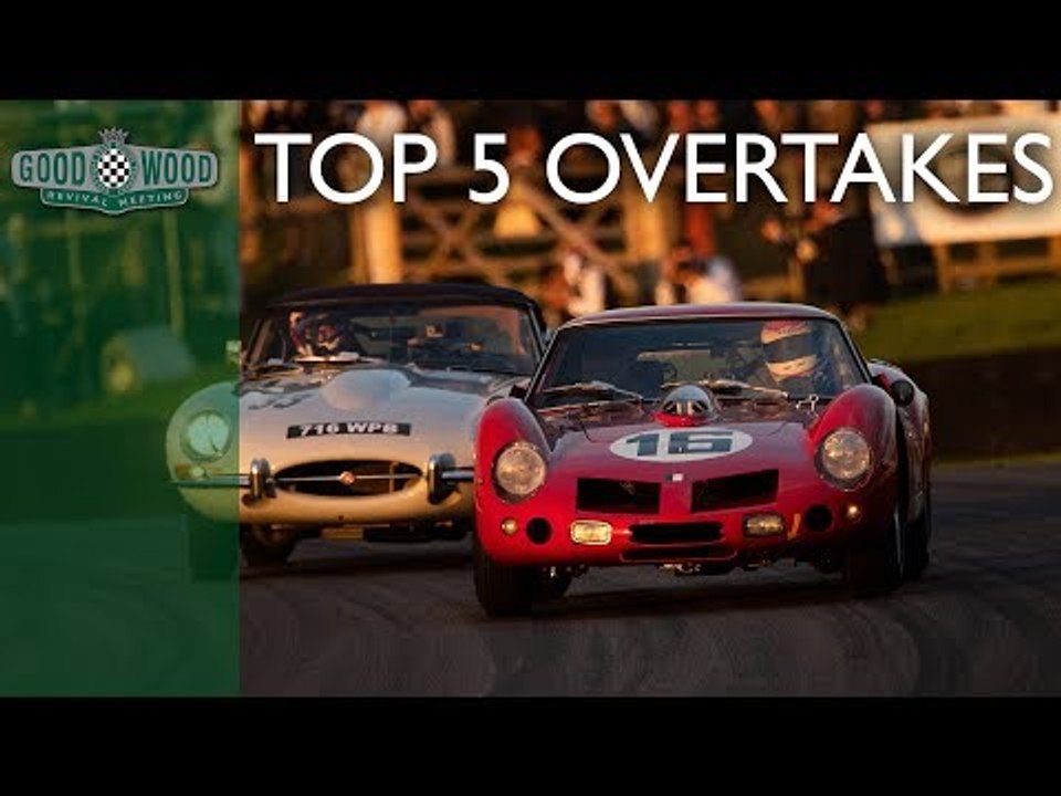 Top 5 overtakes at Goodwood Revival