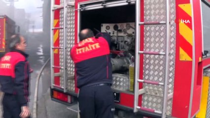 Uşak’ta fabrika yangını