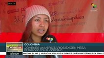 Colombia: Estudiantes universitarios inician huelga de hambre