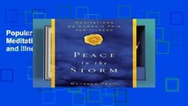 Popular Peace in the Storm: Meditations on Chronic Pain and Illness