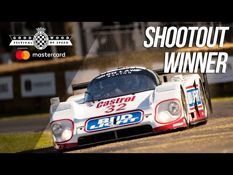 Jaguar XJR-12D winning FOS Shootout run