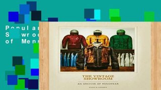 Popular The Vintage Showroom: An Archive of Menswear