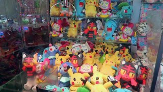 These claw machines were frustrating!