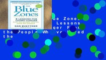 Review  The Blue Zones 2nd Edition: 9 Lessons for Living Longer From the People Who ve Lived the