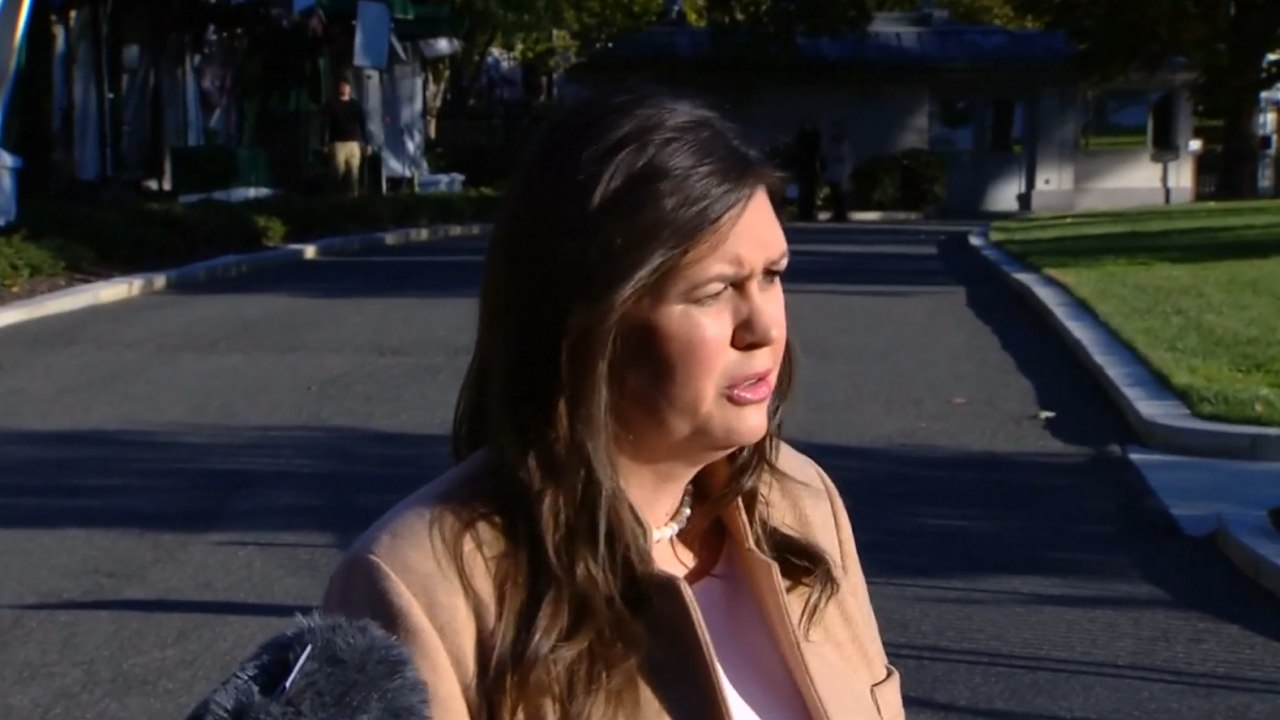 Sarah Sanders Responds To Reporters On Trump's Involvement In Suspicious Packages