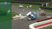 Classic Barracuda smashes into chicane at Revival
