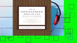 Library  As A Gentleman Would Say Rev Ed  HB (Gentlemanners Books)