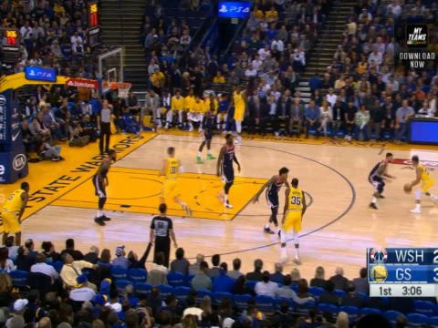 كرة سلّة: ان بي آي: غولدن ستايت ووريرز 144-122 واشنطن ويزاردز