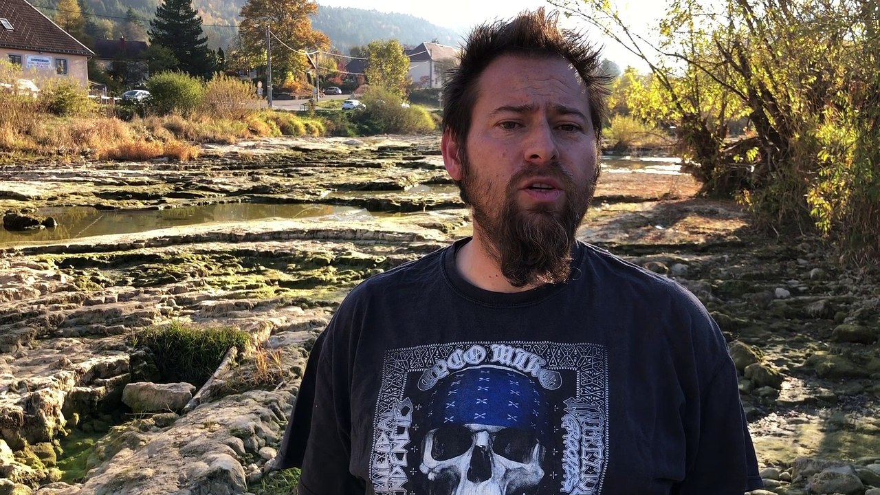 Alexandre Cheval, responsable de la communication à la fédération de pêche du Doubs revient sur la sécheresse du Doubs