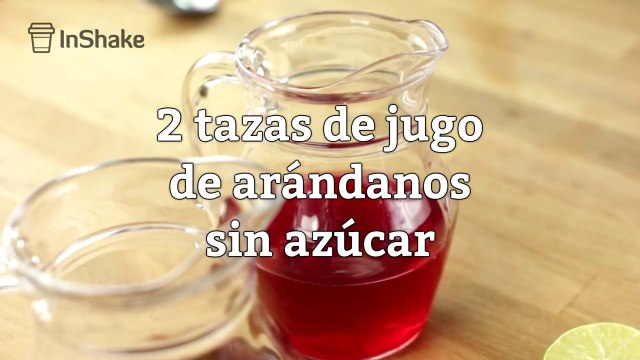 Batido de granada y arándanos antiobesidad