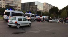 OM-Lazio : une interpellation après des échauffourées entre policiers et supporters sur le rond-point du Prado