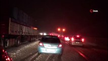 Tokat'ta kar yağışı ulaşımda aksamalara neden oldu