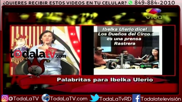 Cirqueros se comen con yuca a ibelka Ulerio -telemicro-video