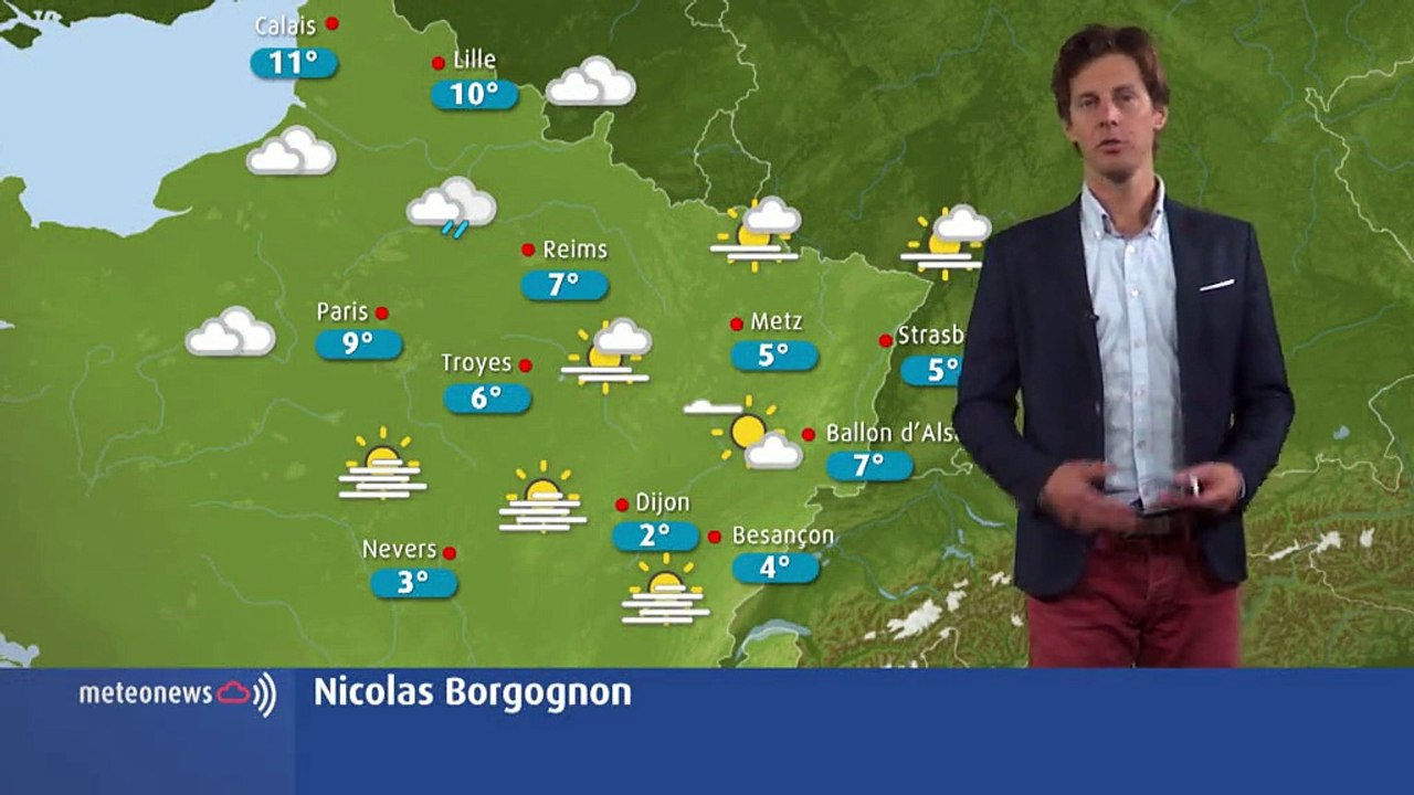 La météo de vendredi 26 octobre en Lorraine et en Franche-Comté