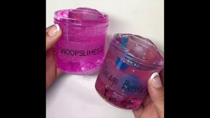 Clear Slimes -- Satisfying Slime Asmr Videos!!